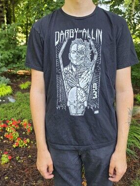 AEW Darby Allin Relentless 1993 Coffin T-Shirt (L)